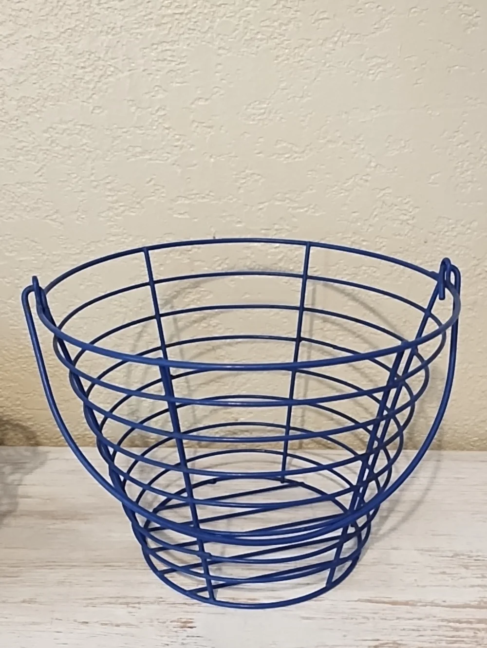 Blue Wire  Basket — Home Accents
